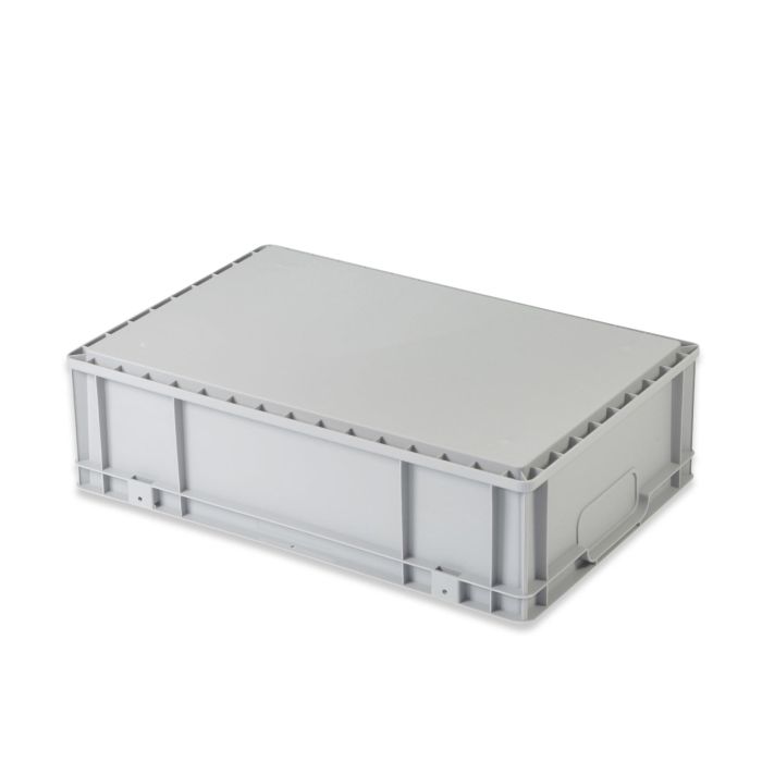 Faltboxen mit Deckel, mit Deckel, 400x300x320 mm, Silbergrau, 29,24 €