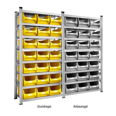 Grundregal Tiefe 500 für Sichtlagerbox 5.0 & 5.1